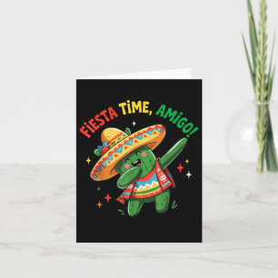 Dabbing Cactus Funny Cinco De Mayo Boys Kinder m Karte