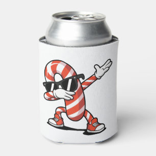 Dabbing Candy Cane Weihnachtsbrille Xmas Dosenkühler