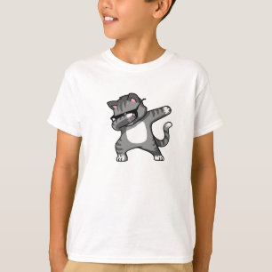 Dabbing Cat Funny Shirt Dab Hip Hop T - Shirt
