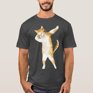 Dabbing Cat Kitten Funny Dab Cooler Tanz Kitty T-Shirt