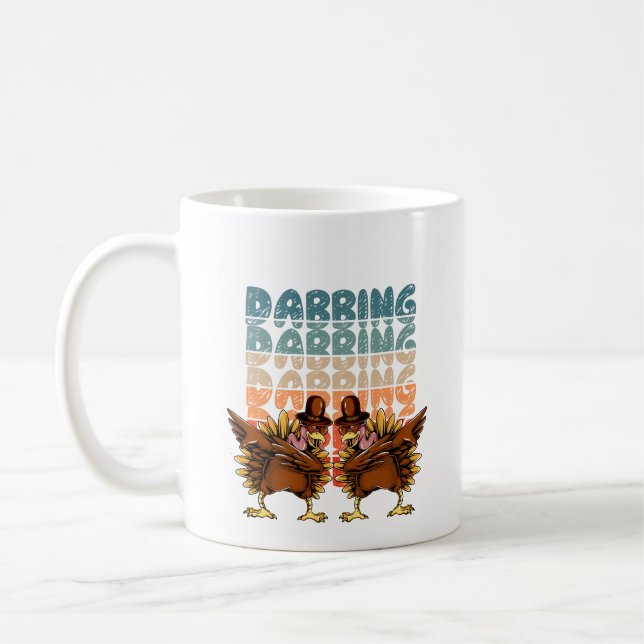Dabbing Chicken Kaffeetasse (Links)