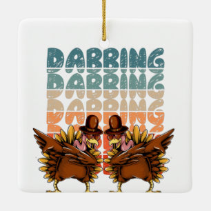 Dabbing Chickens   Funny & Cool Dab Keramikornament
