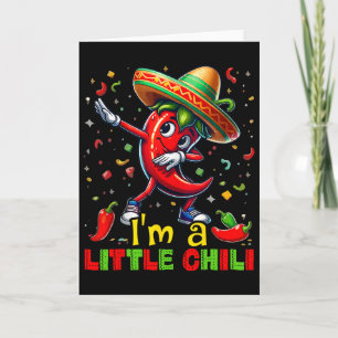 Dabbing Chili Pepper Cinco De Mayo Kinder-Shirts M Karte