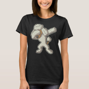 Dabbing Cream Poodle Dog T-Shirt