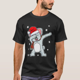 Dabbing Dab Australian Koala Bear Weihnachtsfeier T-Shirt