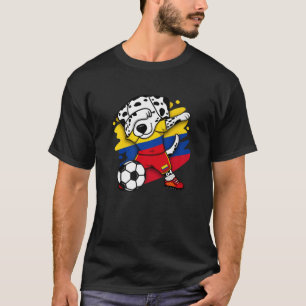 Dabbing Dalmatiner Colombia Soccer Fans Jersey Foo T-Shirt