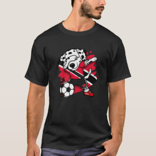 Dabbing Dalmatiner Dog Trinidad und Tobago Soccer T-Shirt