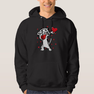 Dabbing Dalmatiner & Face Mask Dab Dance Funny Val Hoodie