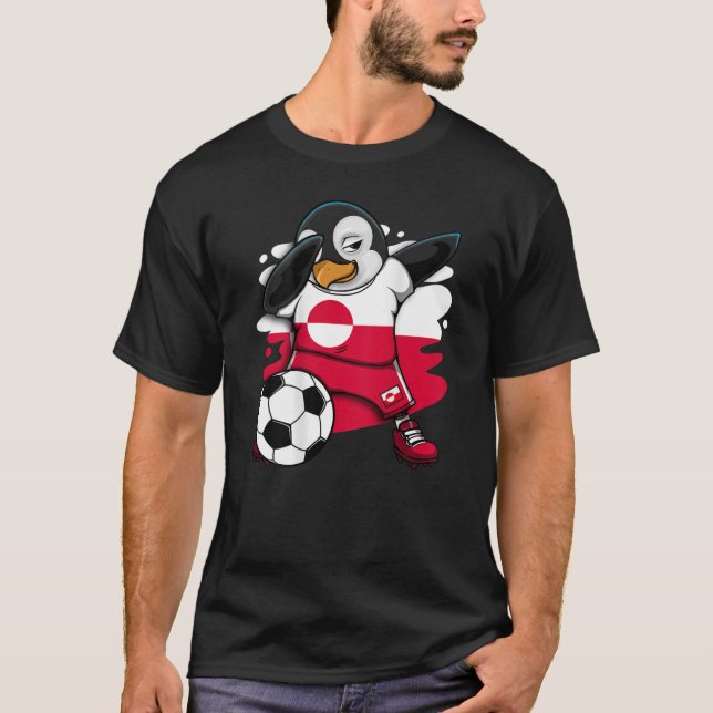 Dabbing Dalmatiner Russia Soccer Fans Jersey Footb T-Shirt (Vorderseite)