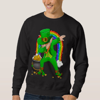 Dabbing Dance Irish Shamrock St Patricks Day 1 Sweatshirt