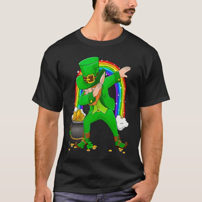 Dabbing Dance Irish Shamrock St Patricks Day   1 T-Shirt (Vorderseite)