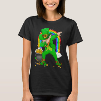 Dabbing Dance Irish Shamrock St Patricks Day 1 T-Shirt