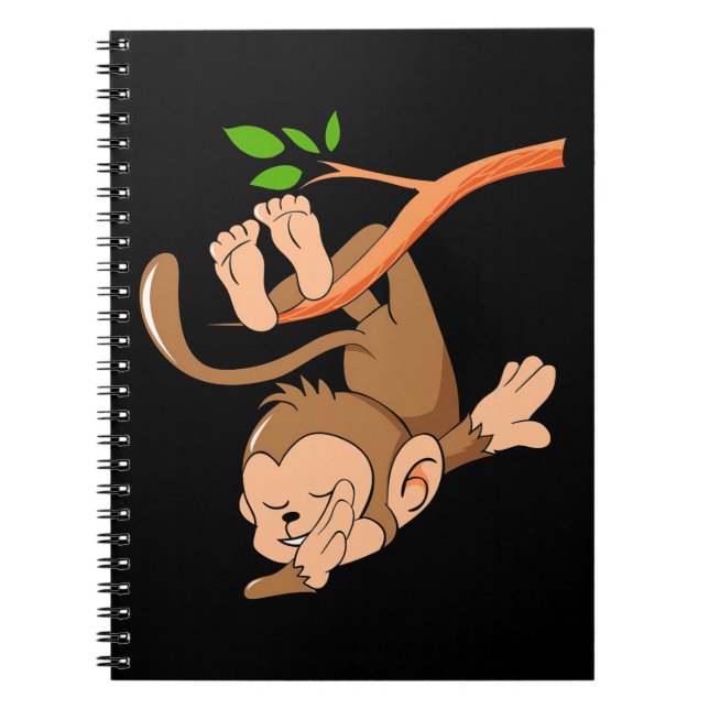 Dabbing Dance Monkey Notizblock (Vorderseite)