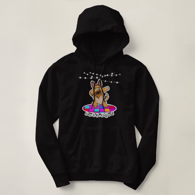 Dabbing Dare to be Different pet d Hoodie (Design vorne)