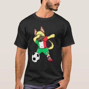 Dabbing Deutscher Schäferhund Italien Fußball Fans T-Shirt