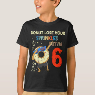 Dabbing Do Jungen 6. Geburtstag 6 Jahre Alt Lustig T-Shirt