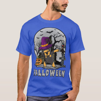 Dabbing Doberman Pinscher Dog Halloween T-Shirt