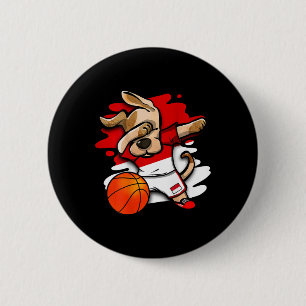 Dabbing Dog Indonesia Sketll Fans Jersey Indonesie Button