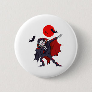 Dabbing Dracula Vampire Halloween Count Dabula Gif Button