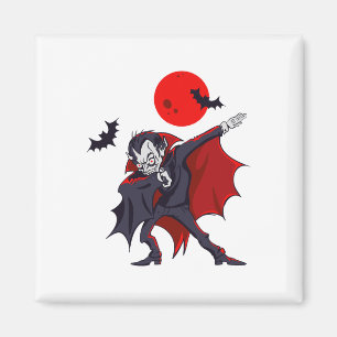 Dabbing Dracula Vampire Halloween Count Dabula Gif Magnet