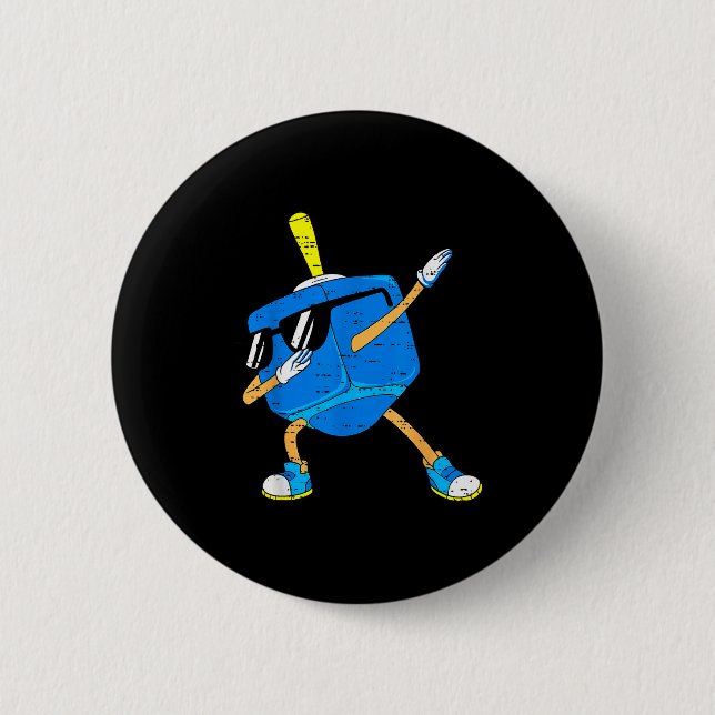 Dabbing Dreidel Hanukkah Dancing Chanukah Toddler  Button (Vorderseite)