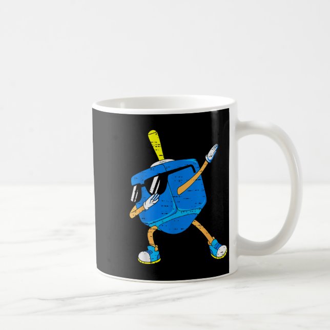 Dabbing Dreidel Hanukkah Dancing Chanukah Toddler  Kaffeetasse (Rechts)
