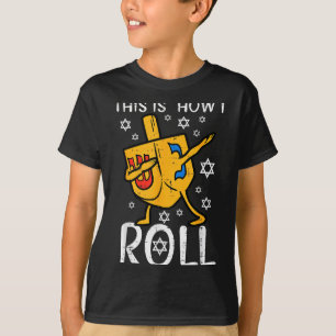 Dabbing Dreidel Hässliches Hanukkah Lustiges Chanu T-Shirt