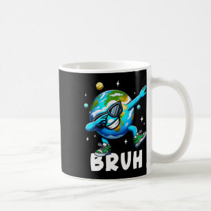 Dabbing Earth Day 2025 Bruh Funny Meme Sprichwort Kaffeetasse