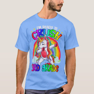 Dabbing Einhorn der dritten Klasse Zurück zur Schu T-Shirt
