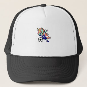 Dabbing Einhorn Fußball Griechenland Trikot Shirt Truckerkappe