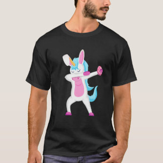 Dabbing Einhorn Kaninchen Ostereier Dab Boys Gi T-Shirt