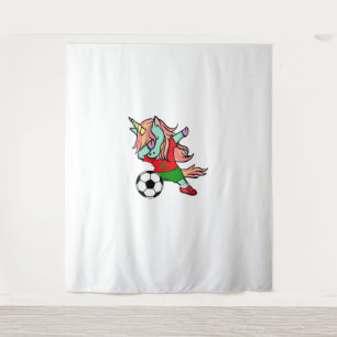 Dabbing Einhorn Oktoberfest Dirndl Bayerische Trac Wandteppich