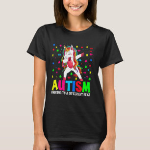 Dabbing-Einhorn-Puzzleteil Autismus-Bewusstseinsta T-Shirt