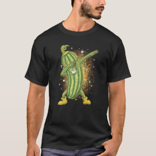 Dabbing-Einlegegurke-Tanzgurke Grüne Vegan-Glas T-Shirt