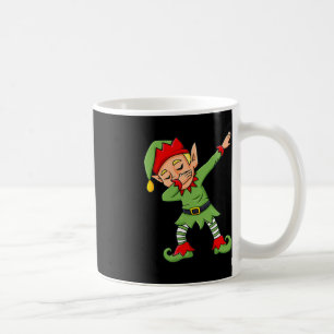 Dabbing Elf Spaß Weihnachtsmänner Mädchen Kinder a Kaffeetasse