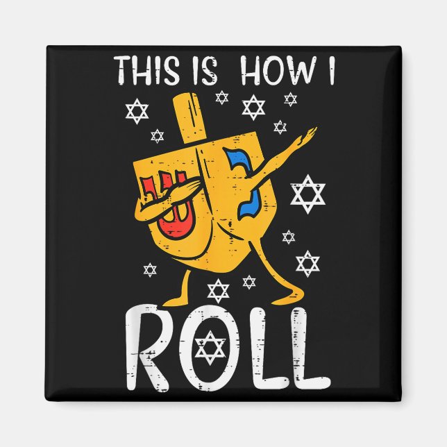 Dabbing Elf Squad Christmas Matching Family Men Bo Magnet (Vorne)