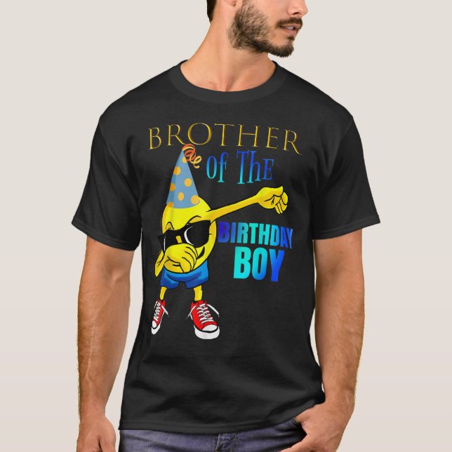 Dabbing Emoji BROTHER BROTHER - Junge Party Outfit T-Shirt (Vorderseite)