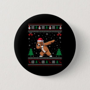Dabbing Er Spaniel Weihnachtsmannmütze Boys Girls Button