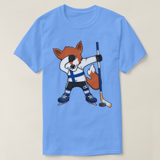 Dabbing Fo Finland Ice Hockey Fans Jersey Dab Wint T-Shirt (Design vorne)