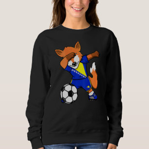 Dabbing Fox Bosnien Herzegovina Fußballfans Jersey Sweatshirt