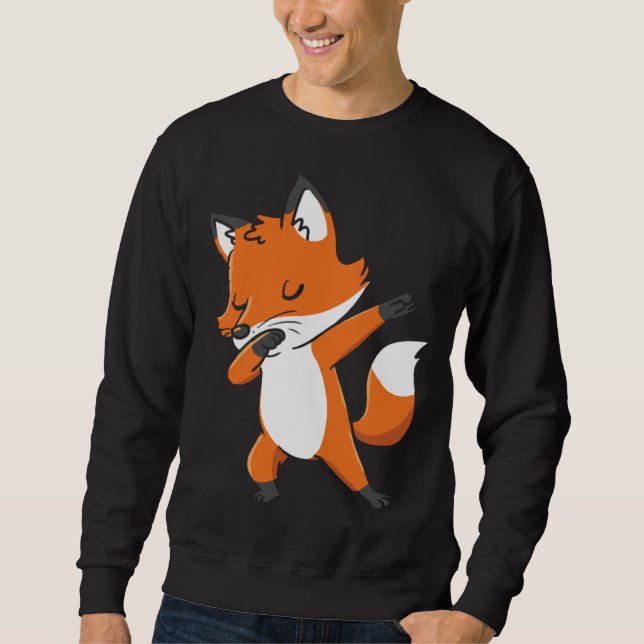 Dabbing Fox for Fox Sweatshirt (Vorderseite)