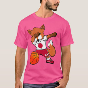 Dabbing Fox Japan Basketball Fans Jersey Japanisch T-Shirt