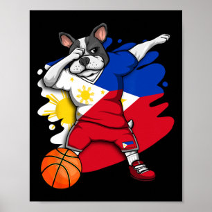 Dabbing Französische Bulldogge Die Philippinen Ske Poster