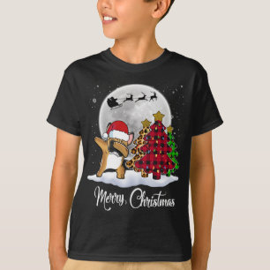 Dabbing French Bulldog Dab Dog Christmas Tree Funn T-Shirt
