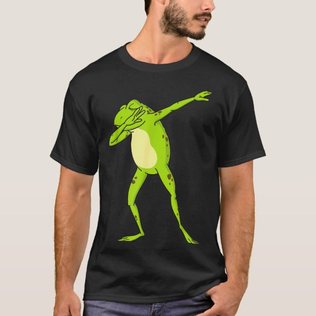 Dabbing Frog For Kids-boys &amp; Girls Funny Anima T-Shirt (Vorderseite)