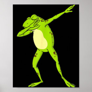 Dabbing-Frosch für Kinder-Jungs & Mädchen Lust Poster
