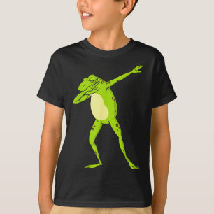 Dabbing-Frosch für Kinder-Jungs & Mädchen Lustige  T-Shirt