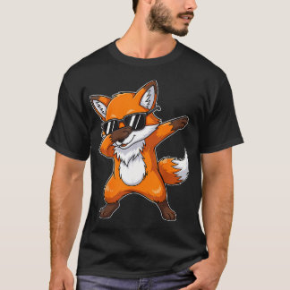 Dabbing Fuchs Sonnenbrille Füchse T-Shirt