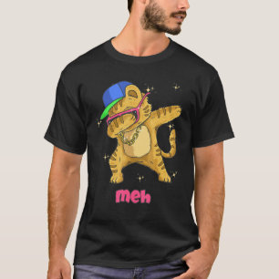 Dabbing Funny Meh Cat Dab for Cat Lovers Boys and T-Shirt