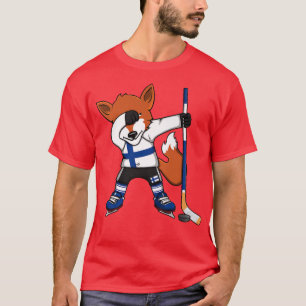 Dabbing für Finnland Eishockey Fans Jersey Dab Win T-Shirt